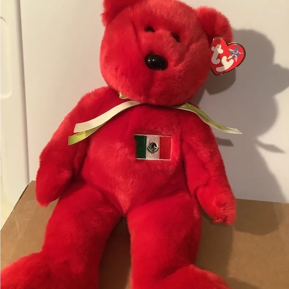 Ty 4299 Vintage Beanie Baby Osito Bear. Tag attached with cover - Picture 4 of 9